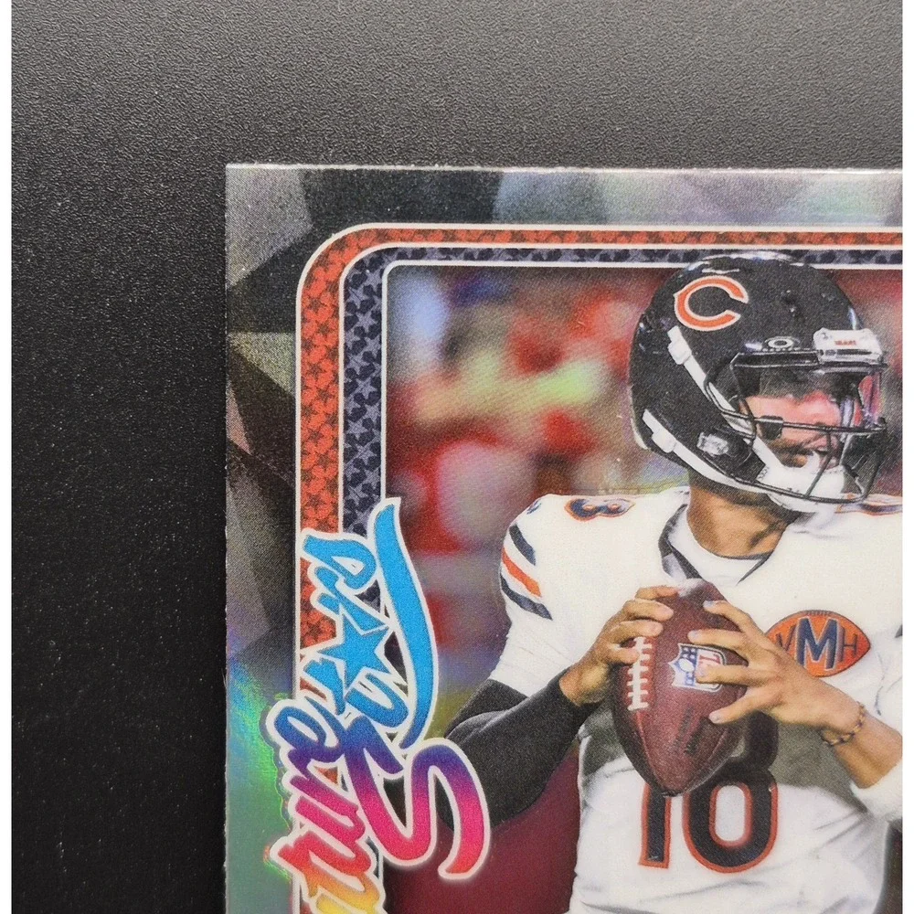 2025 Topps Chrome Caleb Williams #FS-1 Future Stars Refractor Chicago Bears